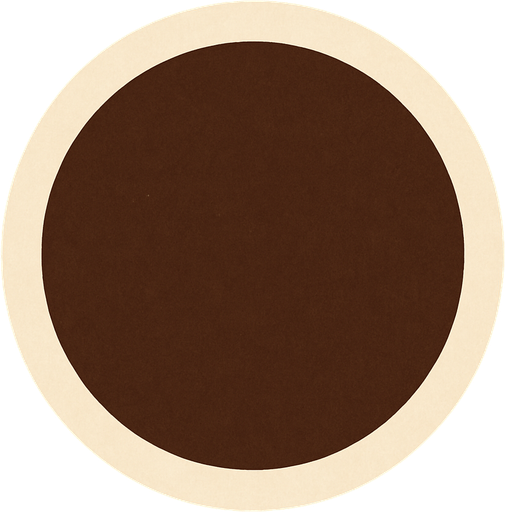 empty circle with thick white border