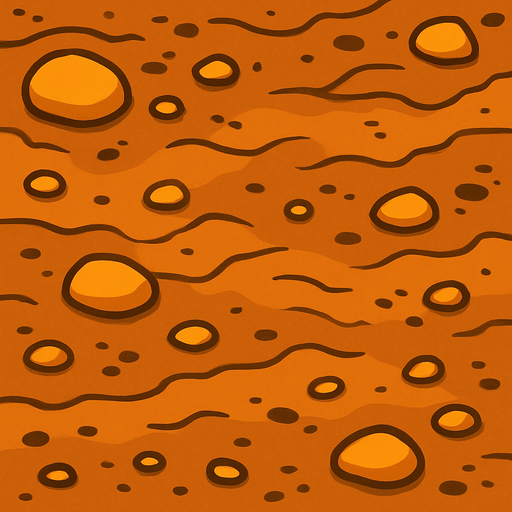 toprak arka plan.
In-Game asset.  2d.  High contrast.  No shadows