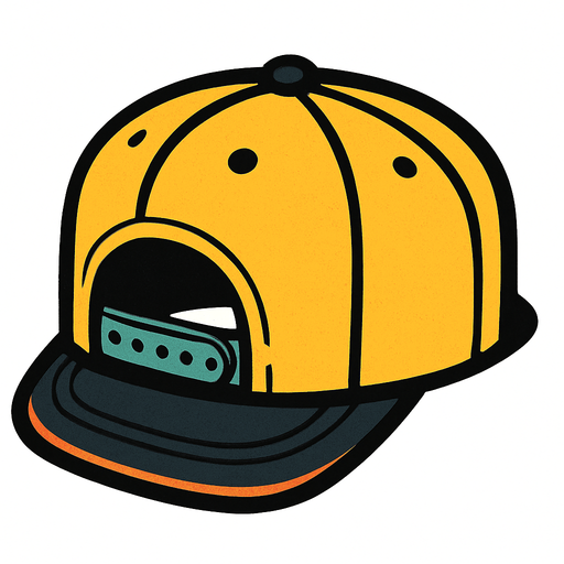 Casquette a l'envers.
In-Game asset.  2d.  High contrast.  No shadows