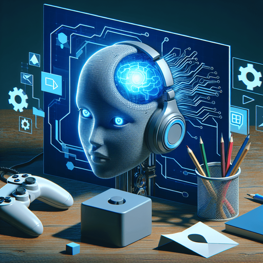 Research new AI tech.
Single Game Texture.  2d.  Blank background.  High contrast.  No shadows