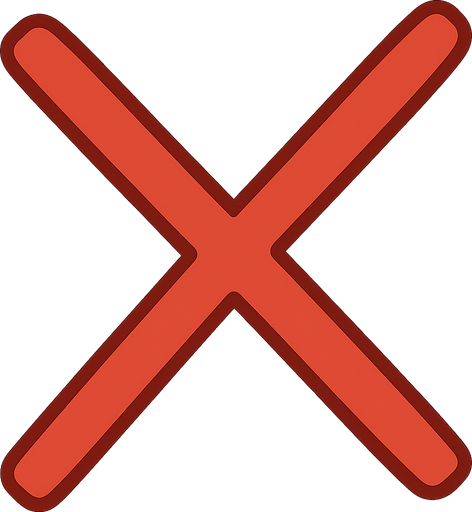 X. No background. Transparent background. Blank background. No shadows. 2d. In-Game asset. flat