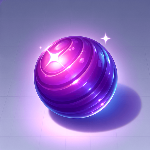 Basic Prompt:
Bright purple candy, in shades of lavender and violet, with a smooth surface, sweet and enticing looking confection.
More Detailed Prompt (Optional):
Deep purple in color, with hints of lavender and light lilac where the light hits it, possessing a smooth and glossy surface, crystal clear like glass, high-quality purple candy. There's a subtle halo of light around the candy, and the background is softly blurred.
Additional Details to Add to the Prompt:
Shape: Crystal, drop, heart, round, etc.
Texture: Glossy, matte, frosted, slightly rough, etc.
Lighting: Soft, dramatic, natural light, artificial light, etc.
Background: Solid color, patterned, candy store, countertop, etc.
Additional Objects: Other candies, transparent packaging, ribbon, etc.
Basic Prompt:
Bright purple candy, in shades of lavender and violet, with a smooth surface, sweet and enticing looking confection.
More Detailed Prompt (Optional):
Deep purple in color, with hints of lavender and light lilac where th.
Single Game Texture.  In-Game asset.  2d.  Blank background.  High contrast.  No shadows