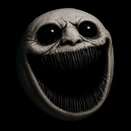 Same face in the image but 3D