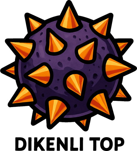 DİKENLİ TOP.
In-Game asset.  2d.  High contrast.  No shadows