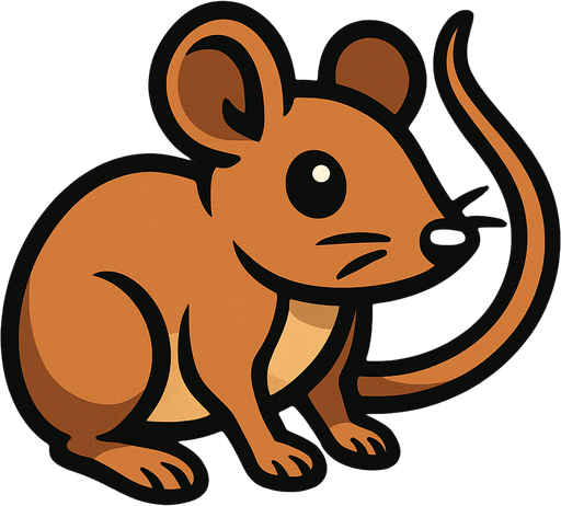draw a mouse.
In-Game asset.  2d.  High contrast.  No shadows