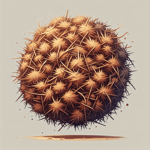 Ball of dry desert bushes.
video game sprite