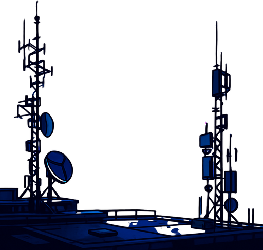 Design a nighttime rooftop vista overlooking a cyberpunk cityscape. Array of antennae and digital transmitters punctuate the skyline, while a floating holo-banner flashes ‘Play Maze Game daily.’ Add subtle lens flares, hovering data orbs, and background neon glow—perfect as a level 3 menu backdrop without any characters or coins..
In-Game asset.  2d.  High contrast.  No shadows
