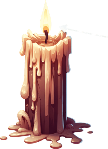 Eerie Christmas-inspired candle similar to a resident evil asset, realistic
Single Game Texture. In-Game asset. 2d. Blank background. High contrast. No shadows.