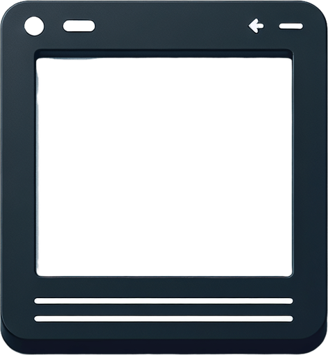 basic rectangular empty black popup.
UI element.