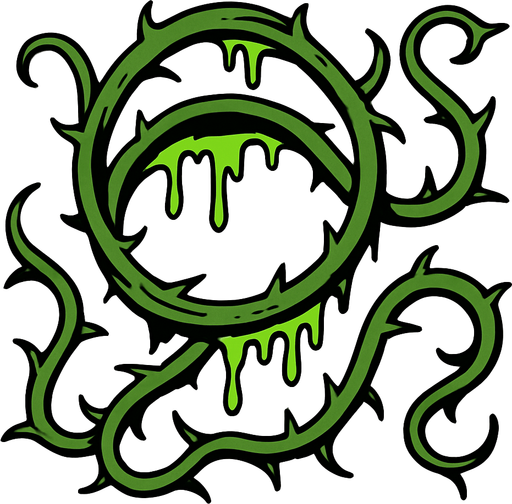 stickyVineSnare.
2d.  High contrast.  No shadows
