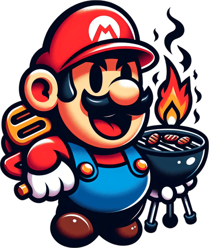 marıo holdıng a grıll