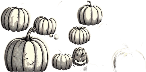 Generate a high quality cartoon background Halloween image on a black canvas similar to the format of where is waldo with a hellish environment filled with pumpkins.
Single Game Texture. In-Game asset. 2d. Blank background. High contrast. No shadows.