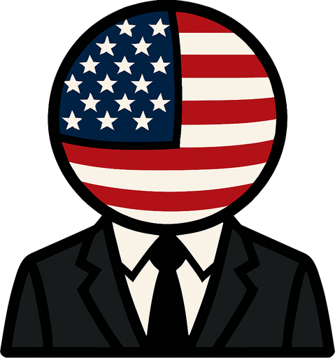 america flag ball head.
In-Game asset.  2d.  High contrast.  No shadows
