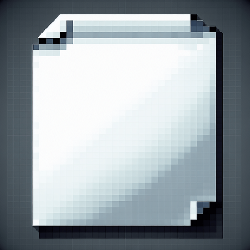 white paper wallpaper. In-Game texture. 2d.. High contrast. No shadows. pixel. 8 bit. single color