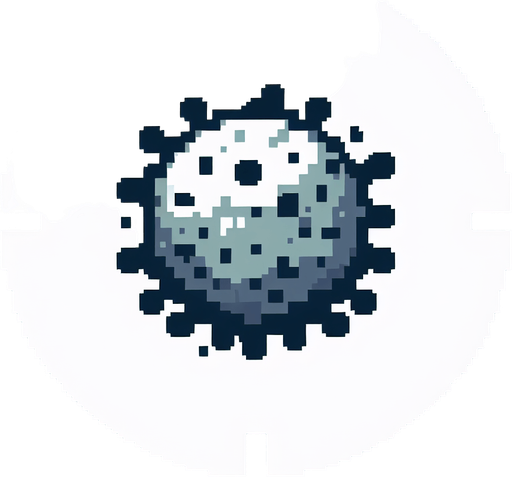 amoeba 
Single Game Texture. In-Game asset. 2d. Blank background. High contrast. No shadows.