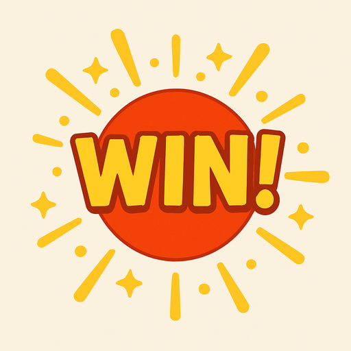 A win effect that will be over a round button and that will triger for some seconds after a win happens, scaling in x and y as an effect..
In-Game asset.  2d.  High contrast.  No shadows