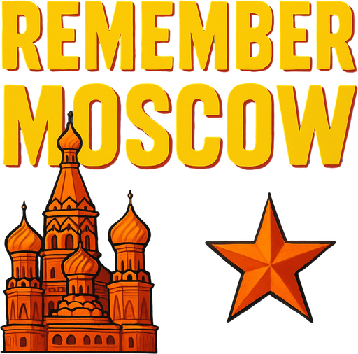 Can you improve the image of the church cupula on the left of moscow and make a full church slavic style the height of the letters of moscow?