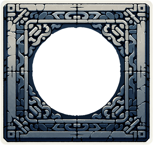 a square.
Single Game Texture. In-Game asset. 2d. Blank background. High contrast. No shadows.
