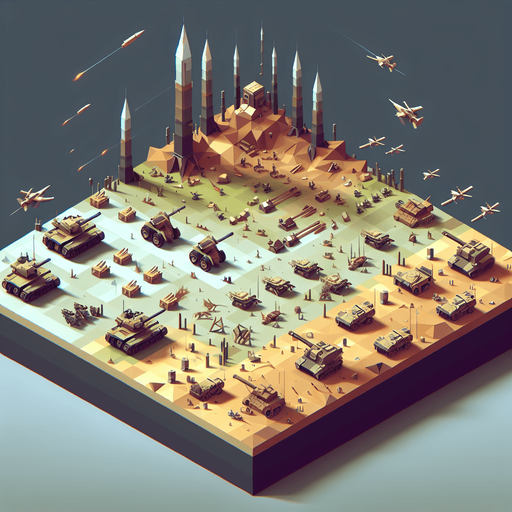 A 2d war symmetrical landscape low Polly.
Single Game Texture. In-Game asset. 2d. Blank background. No shadows.