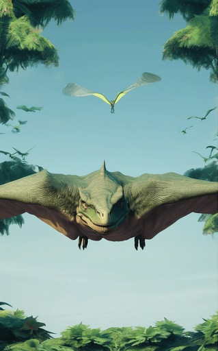 Add some flying dinosaurs