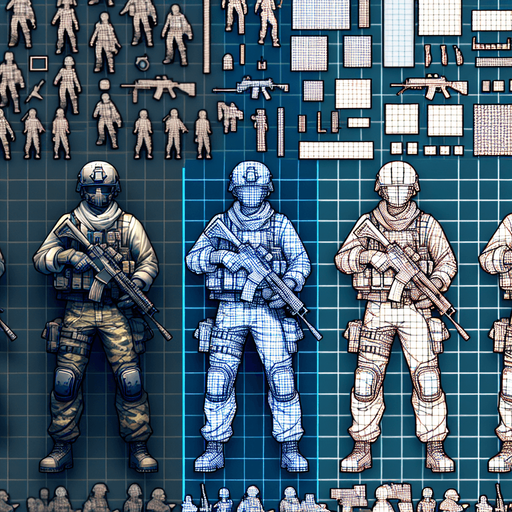 full size civilian
Single Game Texture.  In-Game asset.  2d.  Blank background.  High contrast.  No shadows