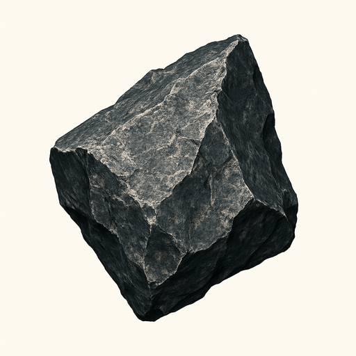 Pedrada, algo realista.
In-Game asset.  2d.  High contrast.  No shadows