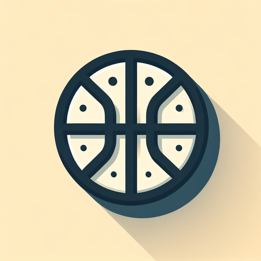 Basketball.
Single Game Texture. In-Game asset. 2d. Blank background. High contrast. No shadows.