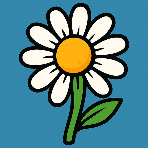 Daisy.
In-Game asset.  2d.  High contrast.  No shadows