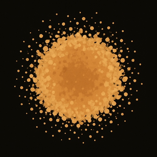 Make me a light brown particle.
In-Game asset.  2d.  High contrast.  No shadows