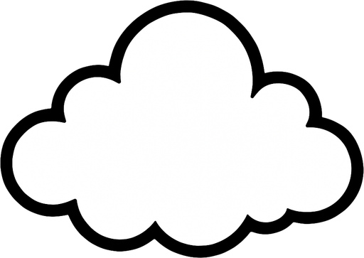 cloud 2d.
In-Game asset.  2d.  High contrast.  No shadows
