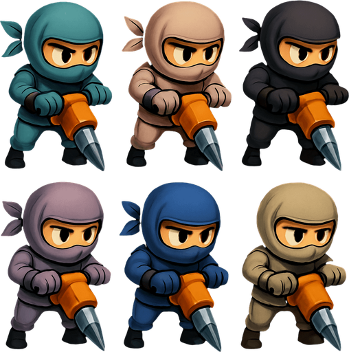 Same ninjas characters but other colors