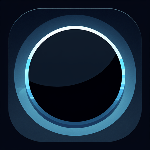 A completely black circle..
Single Game Texture. In-Game asset. 2d. Blank background. High contrast. No shadows.