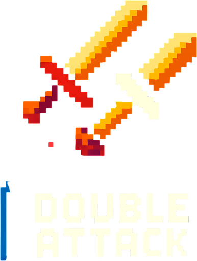 Карточка улучшения раздватвает атаку пиксельная в стиле космоса.
In-Game asset.  2d.  High contrast.  No shadows