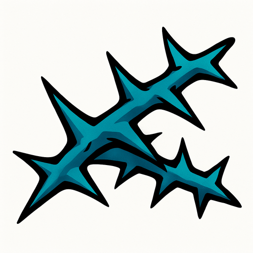 dikenler.
In-Game asset.  2d.  High contrast.  No shadows