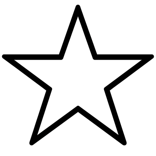 Make the black border of the start twice thicker