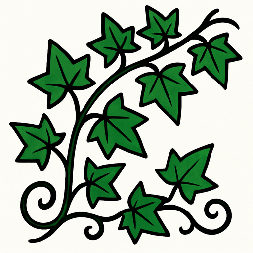 Ivy.
In-Game asset.  2d.  High contrast.  No shadows