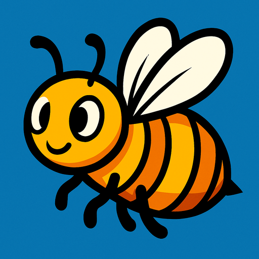 Bee.
In-Game asset.  2d.  High contrast.  No shadows