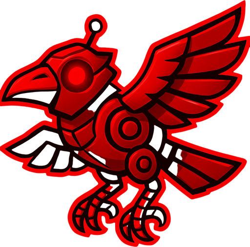 Con ojos rojos y aura roja