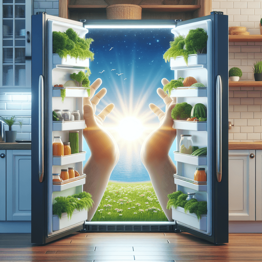 buzdolabı kapakları açık