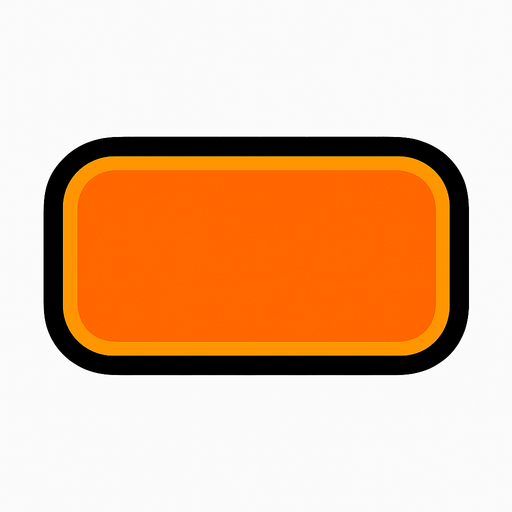 boton sin texto.
In-Game asset.  2d.  High contrast.  No shadows