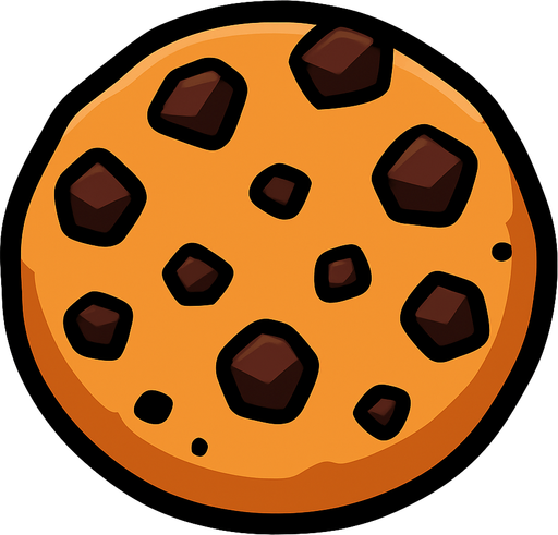 cookie.
In-Game asset.  2d.  High contrast.  No shadows