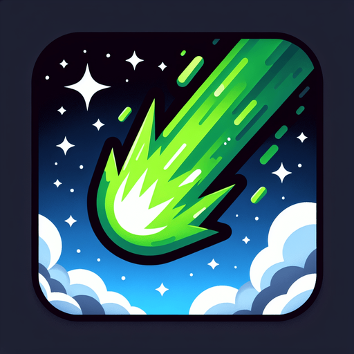 yanan gök taşı.
Single Game Texture. In-Game asset. 2d. Blank background. High contrast. No shadows.