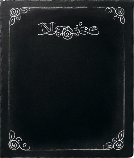 Text "NOVICE BLEND" in chalk, handwritten