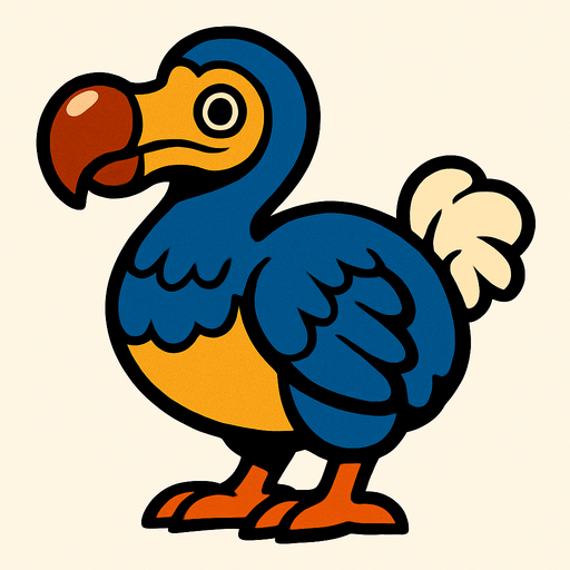 Dodo.
In-Game asset.  2d.  High contrast.  No shadows