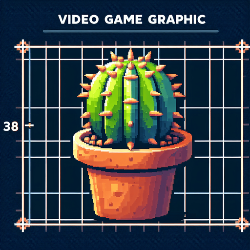 a potted cactus.
Single Game Texture. In-Game asset. 2d. Blank background. High contrast. No shadows.