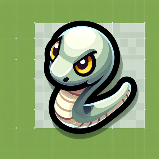 Single snake head segment. Seen from above. Cartoon.
Single Game Texture. In-Game asset. 2d. Blank background. High contrast. No shadows.
