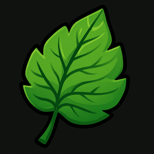 Leaf.
In-Game asset.  2d.  High contrast.  No shadows