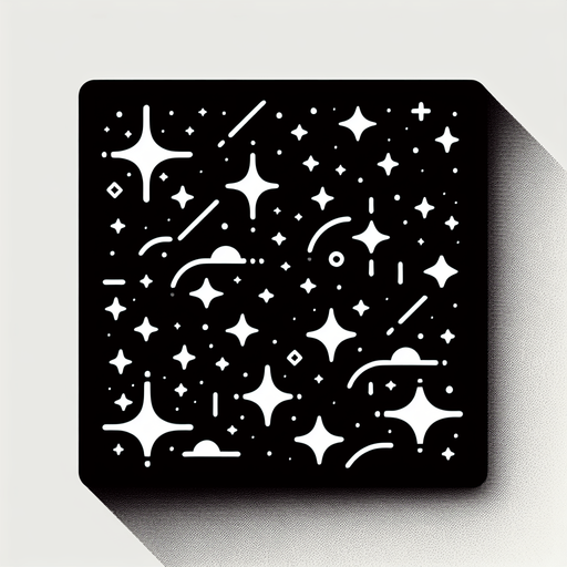 stars.
Single Game Texture. In-Game asset. 2d. Blank background. High contrast. No shadows.