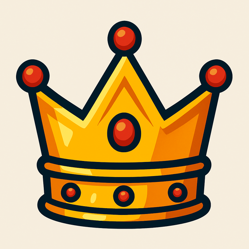 Crown.
In-Game asset.  2d.  High contrast.  No shadows