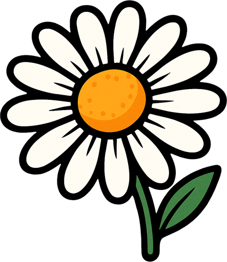 papatya.
In-Game asset.  2d.  High contrast.  No shadows